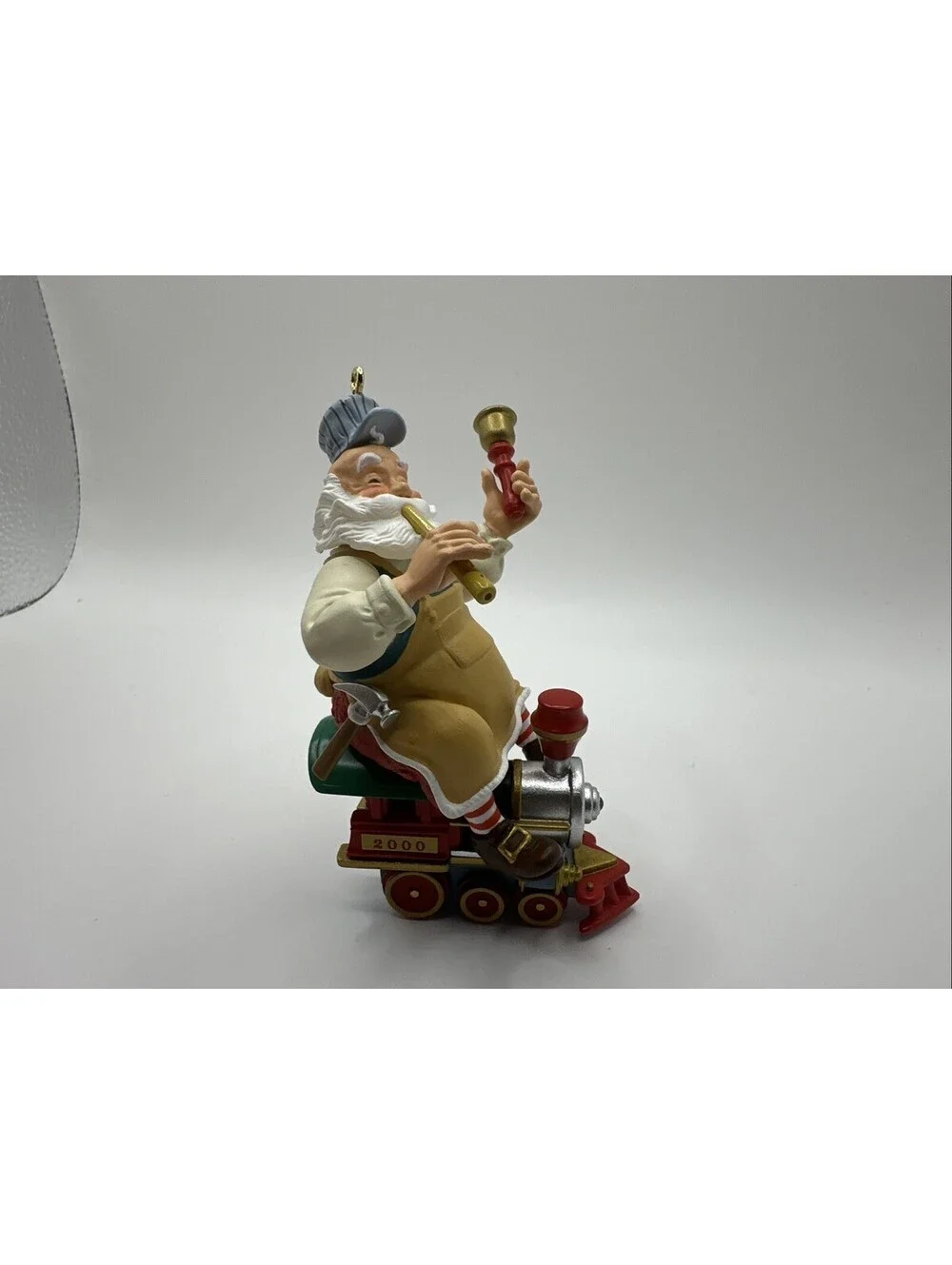 2000 Hallmark Keepsake Ornament Toymaker Santa Claus On A Train Christmas #1